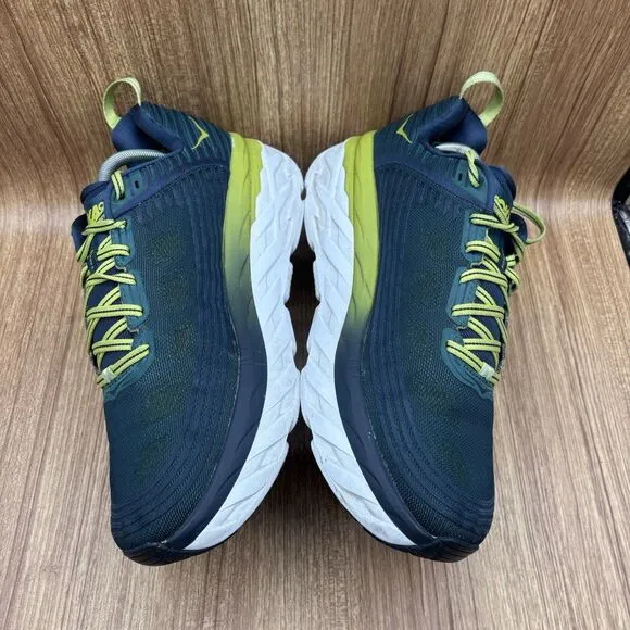 Hoka One One Bondi 6 Road Running Sneakers Trainers Shoes Deep Teal Men’s 11.5
