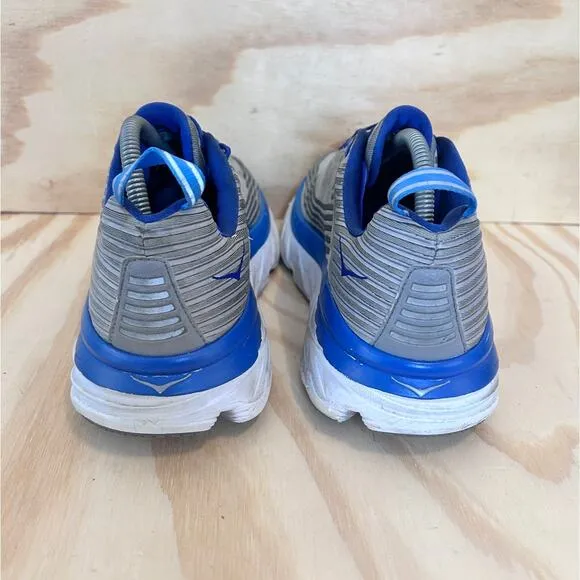 Hoka One One - Bondi 6 - Running Shoes - Gray/Blue - Men's - 9.5 - 1019269 VBFG