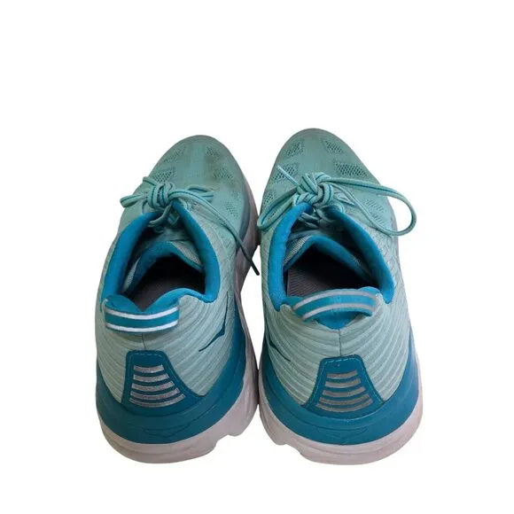 Hoka One One Bondi 6 Teal Blue Running Shoes Size 11 F27219L