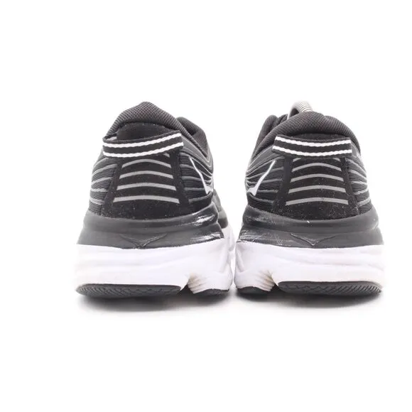 Hoka One One Bondi 7 Mens Size 10.5 Black Running Shoes Sneakers 1110518 BWHT