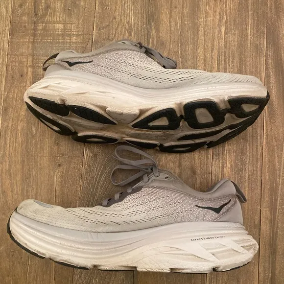 Hoka One One Bondi 8 Road Running Shoes Sneakers Men’s Size 11.5 D Run Jogging