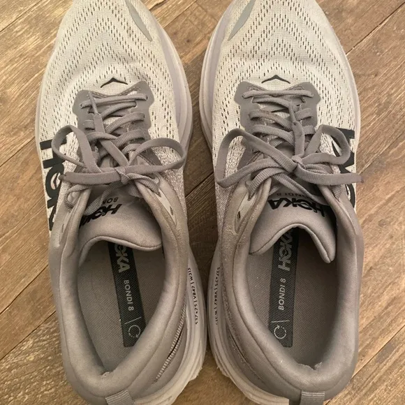 Hoka One One Bondi 8 Road Running Shoes Sneakers Men’s Size 11.5 D Run Jogging