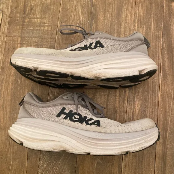 Hoka One One Bondi 8 Road Running Shoes Sneakers Men’s Size 11.5 D Run Jogging