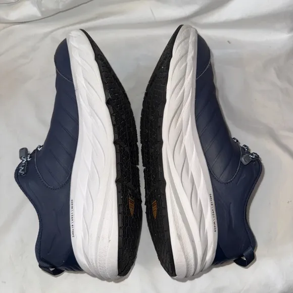 Hoka One One Bondi SR Mens 12  2E  Shoes Blue Running Sneaker Slip Resistant