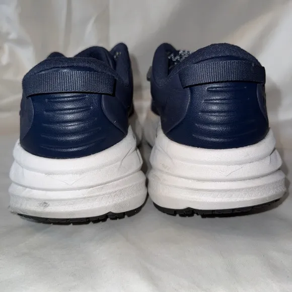 Hoka One One Bondi SR Mens 12  2E  Shoes Blue Running Sneaker Slip Resistant