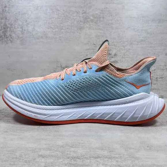 Hoka One One Carbon X 3 Running Shoes - Women's Size 8.5 - Blue Cream