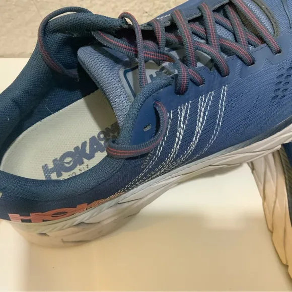 Hoka One One Clifton 6 Mens Size 9.5 Running Shoes Sneakers Blue 1102872