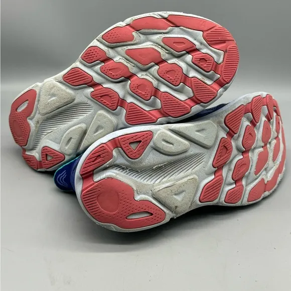 Hoka One One Clifton 9 Bellwether Blue Athletic Road Running Shoes Womens 10.5 B