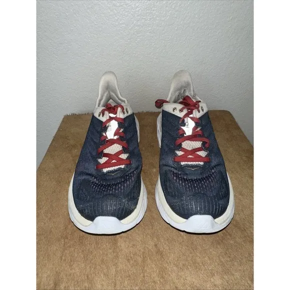 Hoka‎ One One Clifton Edge Running Shoes Womens Size 9  Navy Blue Athletic