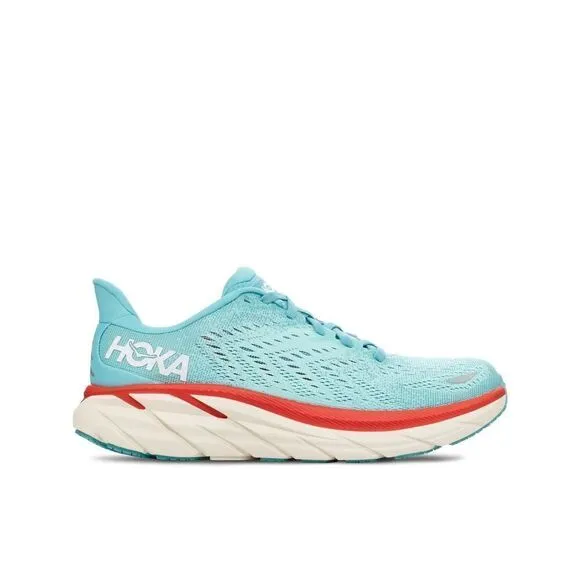 Hoka One One Clifton Women’s Blue Running Athletic Shoes size 10.5B