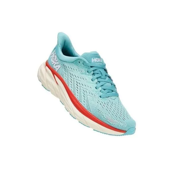 Hoka One One Clifton Women’s Blue Running Athletic Shoes size 10.5B