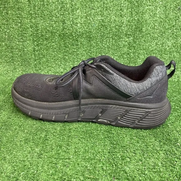 Hoka One One Gaviota 2 Triple Black Men's Running Walking Shoes Size 11 D