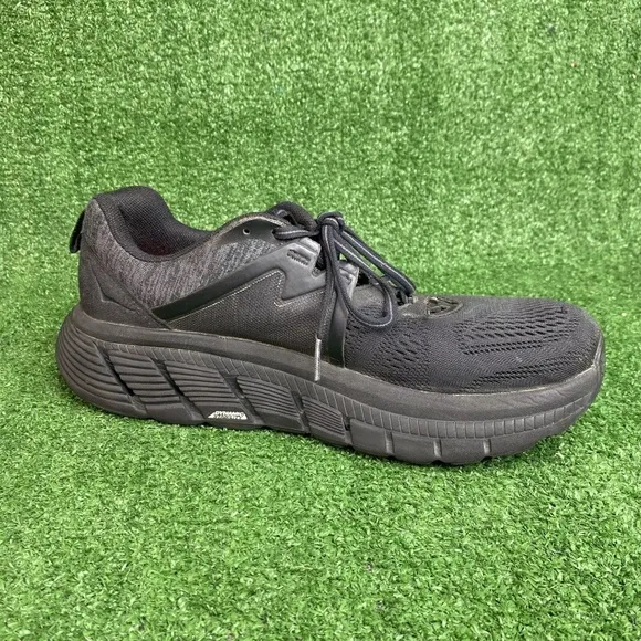 Hoka One One Gaviota 2 Triple Black Men's Running Walking Shoes Size 11 D
