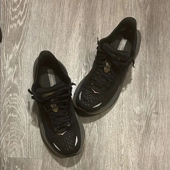 Hoka One One Kawana Black and Bronze Shoes
