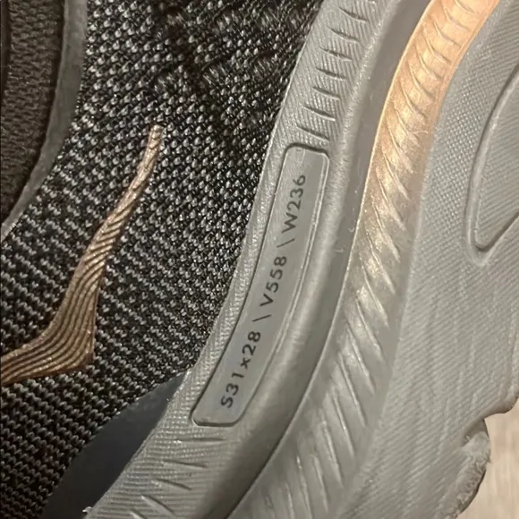 Hoka One One Kawana Black and Bronze Shoes