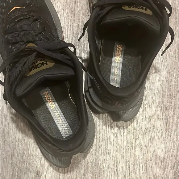 Hoka One One Kawana Black and Bronze Shoes