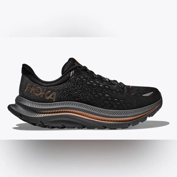Hoka One One Kawana Black and Bronze Shoes