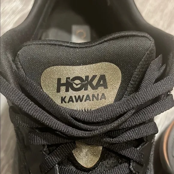 Hoka One One Kawana Black and Bronze Shoes