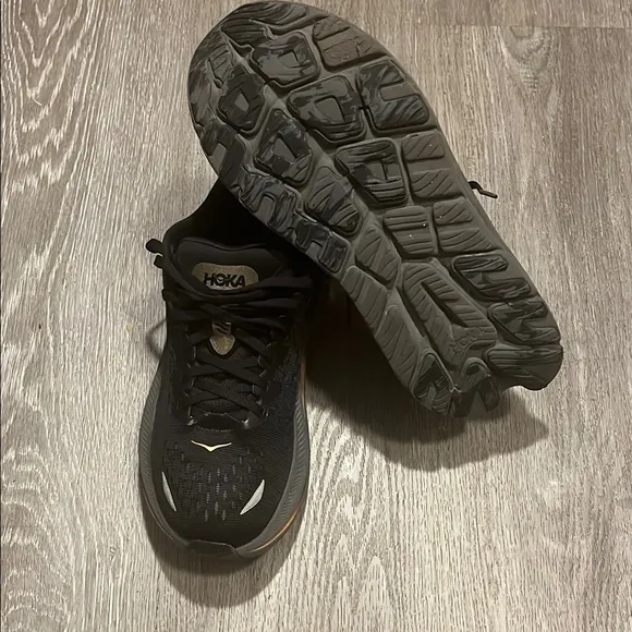 Hoka One One Kawana Black and Bronze Shoes