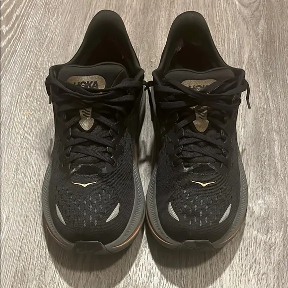 Hoka One One Kawana Black and Bronze Shoes