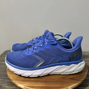 Hoka One One Mens Size 10 D Arahi 5 1115010 DBBCK Blue Running Shoes Sneakers