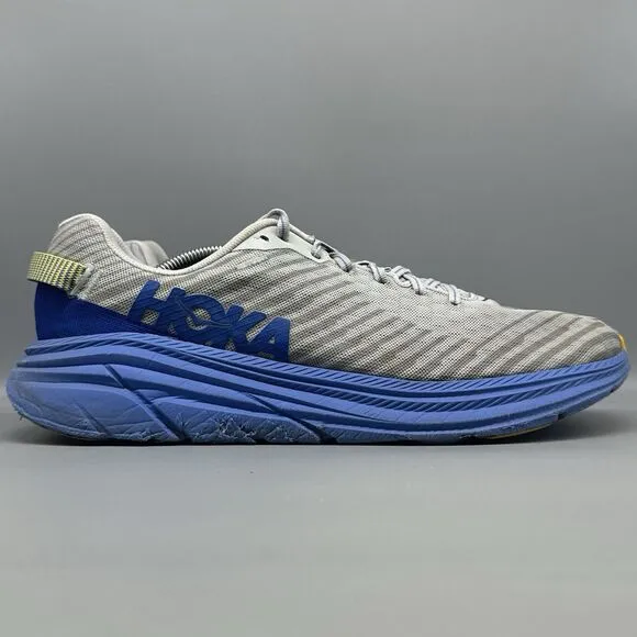 Hoka One One Men’s Size 12 Rincon 1102874 OMNB Gray Blue Running Shoes Sneakers