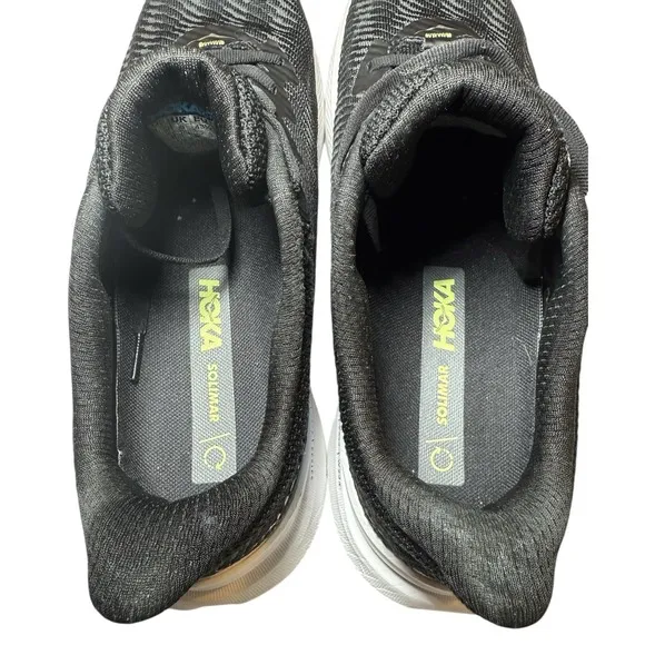 Hoka One One Solimar Men's 9.5D Black Running Shoes
