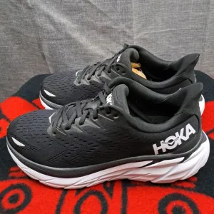 Hoka One One Womens Clifton 8 Sz 9B Running Shoes Black Sneakers 1119394