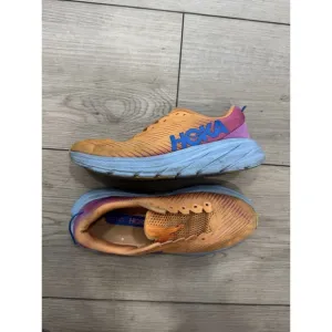 Hoka One One Womens Rincon 3 1119396 MOCY Orange Blue Running Shoes Sneakers 7B