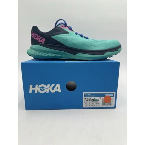 Hoka One ZINAL Women's NEW Running Sneaker Blue US Size 7.5 Medium NIB (AOSP)