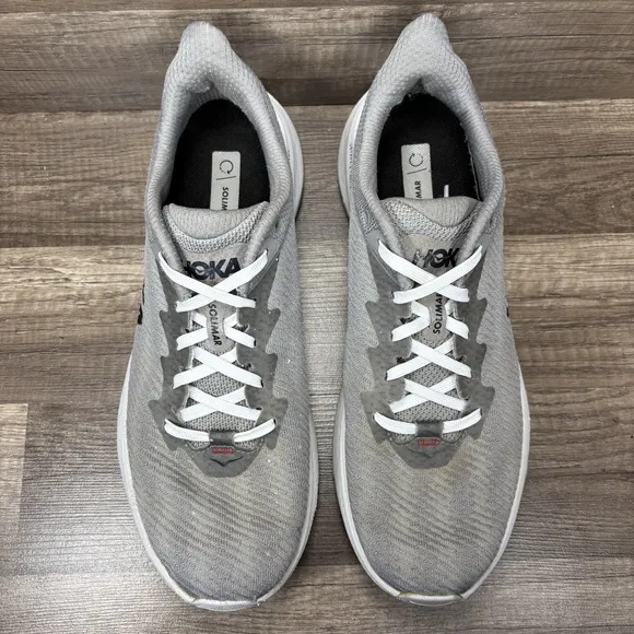 Hoka Solimar Gray Mens US Size 11.5 EUR 46 1123074 LNBK Running Shoes