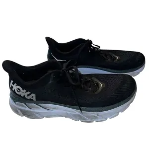 Hoka One One Shoes Womens Size 11 Clifton 7 Running Sneakers Shoes Black White