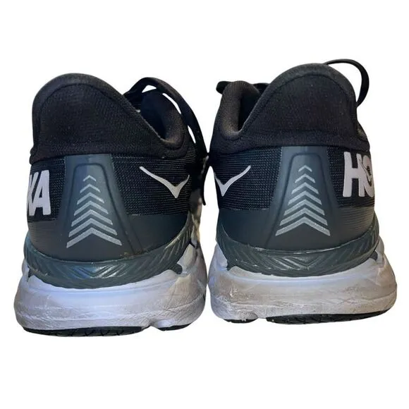 Hoka One One Shoes Womens Size 11 Clifton 7 Running Sneakers Shoes Black White