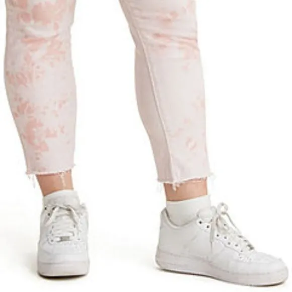 💙HP💙 Levi's High-Rise Rose Overdye Raw Hem Skinny Jeans 16W
