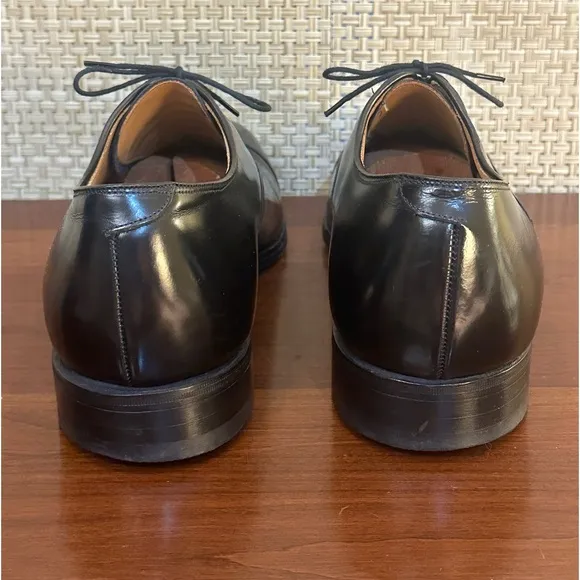 🌟HP🌟VTG 1990s Johnston &amp; Murphy Optima Melton Cap Toe Oxfords USA 10.5
