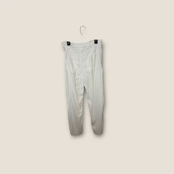 Hudson Jeans Tie Waist Wide Leg in White Size 31 NWOT