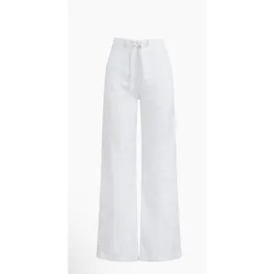 Hudson Jeans Tie Waist Wide Leg in White Size 31 NWOT