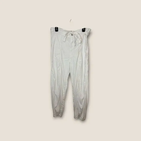 Hudson Jeans Tie Waist Wide Leg in White Size 31 NWOT