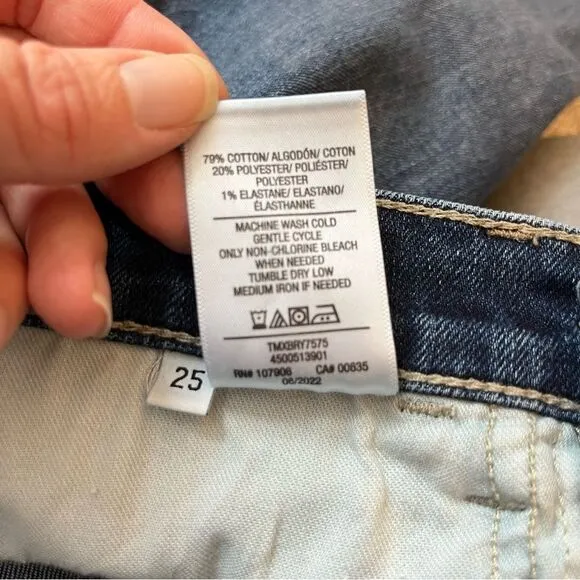 Hudson Rosalie Wide Leg Jeans 25