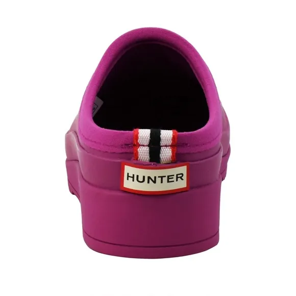 HUNTER Clogs Prismatic Pink Original Play Clogs Platform Waterproof NIB