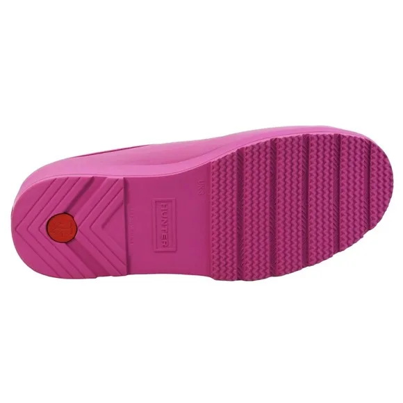HUNTER Clogs Prismatic Pink Original Play Clogs Platform Waterproof NIB