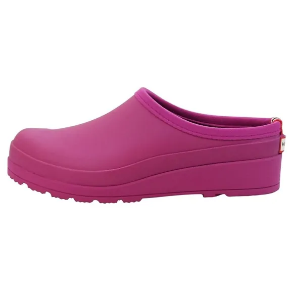 HUNTER Clogs Prismatic Pink Original Play Clogs Platform Waterproof NIB
