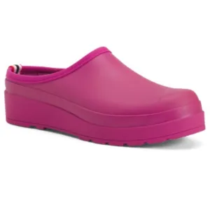 HUNTER Clogs Prismatic Pink Original Play Clogs Platform Waterproof NIB