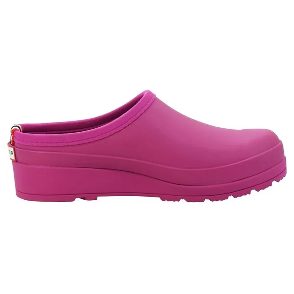 HUNTER Clogs Prismatic Pink Original Play Clogs Platform Waterproof NIB