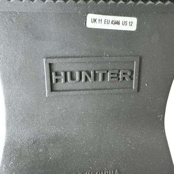 Hunter Original Play Rubber Men's Clogs US 12