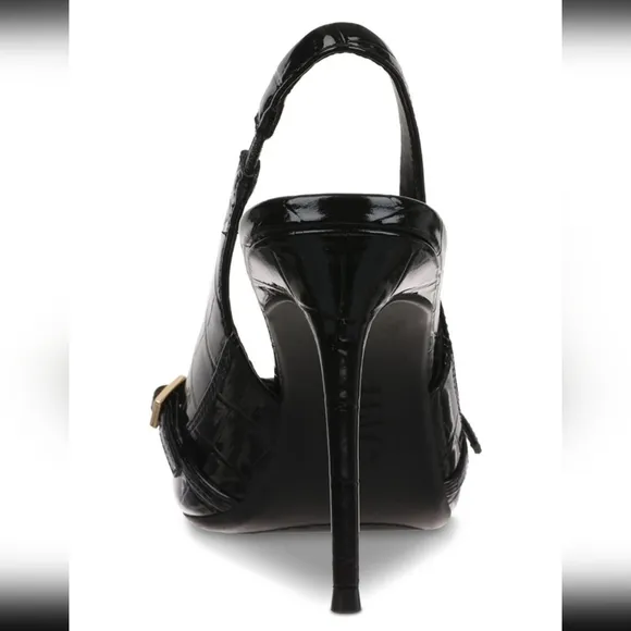 I.N.C. Elegant Black Slingback Heels