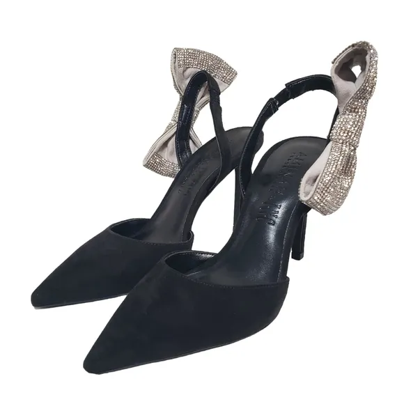 INC International Concepts Forever Young Girl Black Closed Toe Pointed Heels 5M