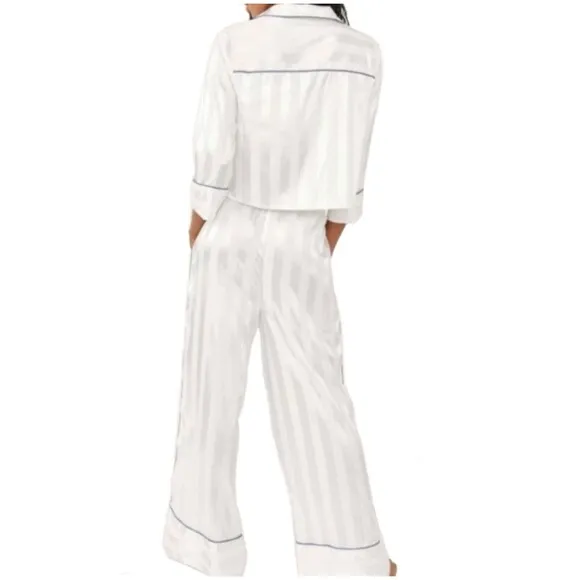 Intimately Free People Pajama L Ivory Pajama Party Sleep Set