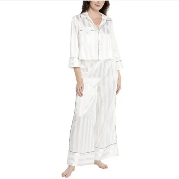 Intimately Free People Pajama L Ivory Pajama Party Sleep Set
