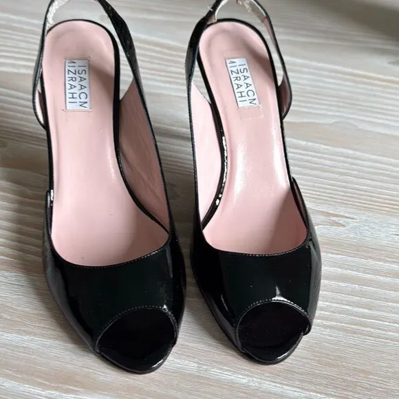 Isaac Mizrahi Slingback Heels size 9 black